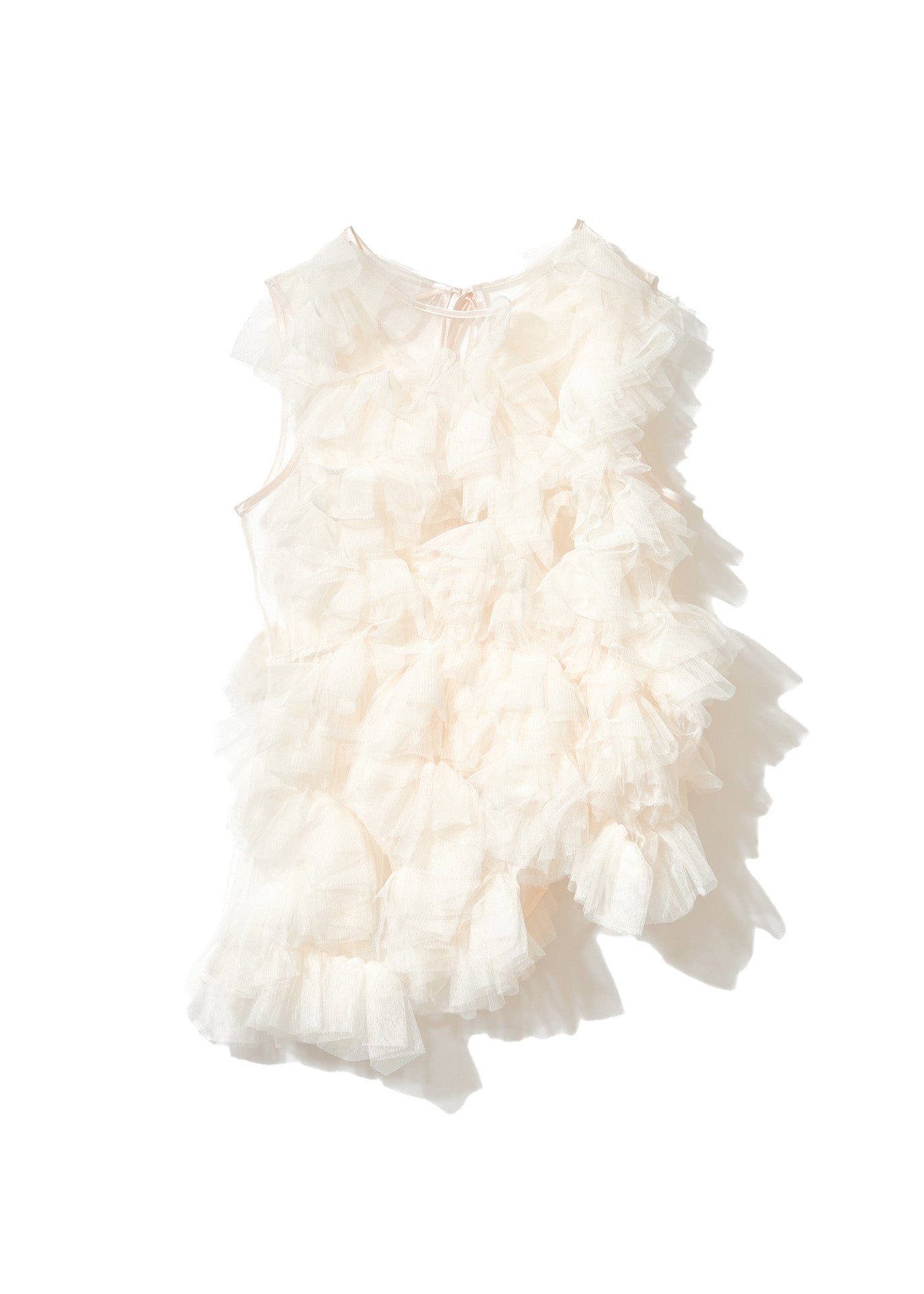 トップス NOTREemor asymmetry tulle tops 予約商品 8月下旬～】asymmetry tulle tops – NOTRE émor