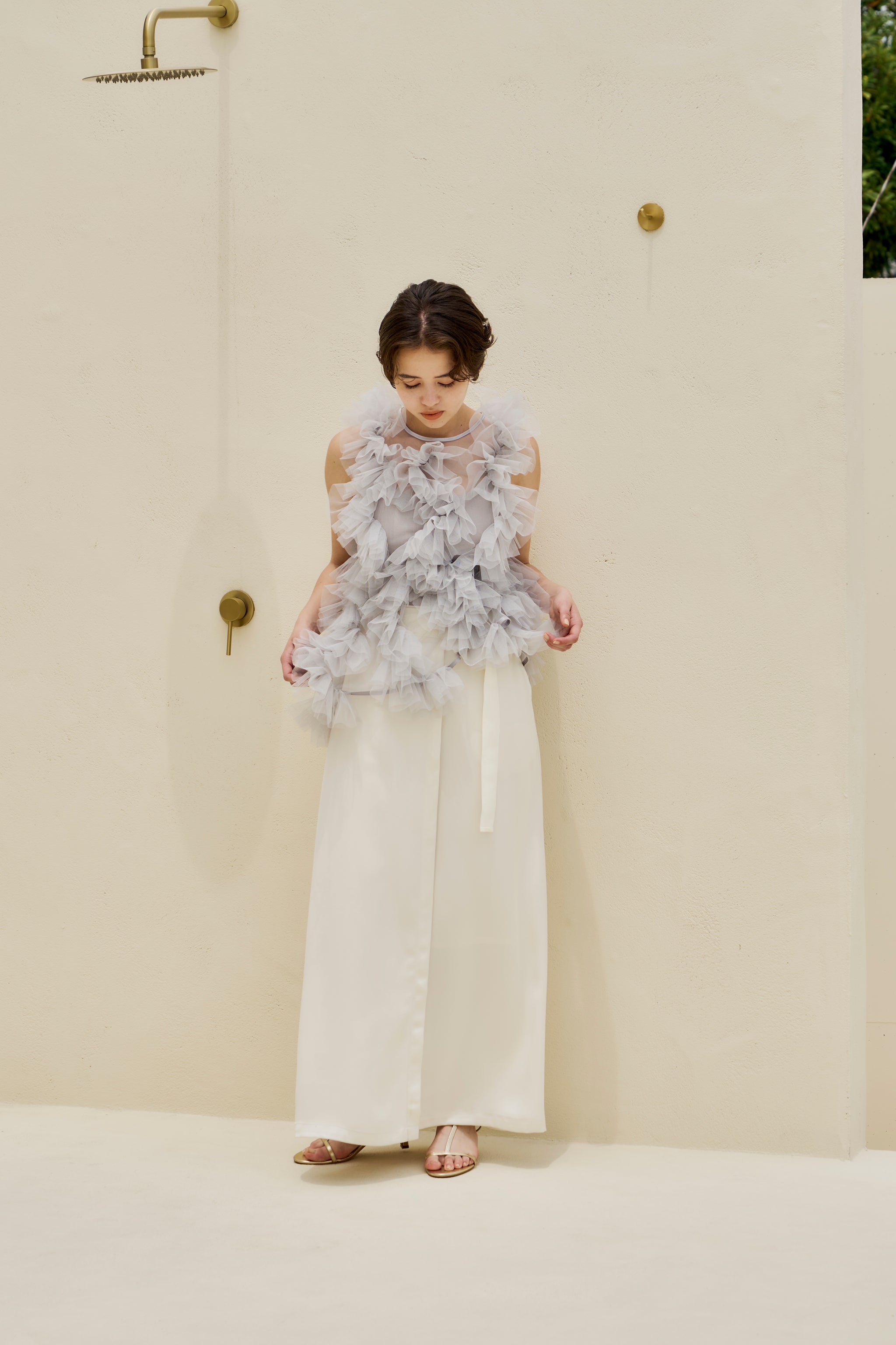 asymmetry tulle tops – NOTRE émor