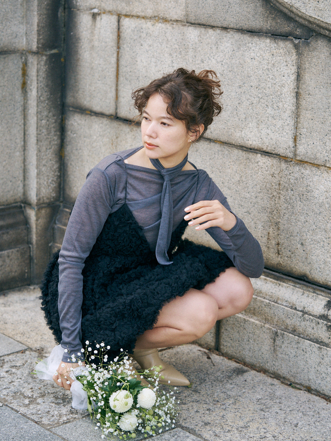 トップス NOTRE emor tulle mini dress 予約商品】tulle mini dress – NOTRE émor