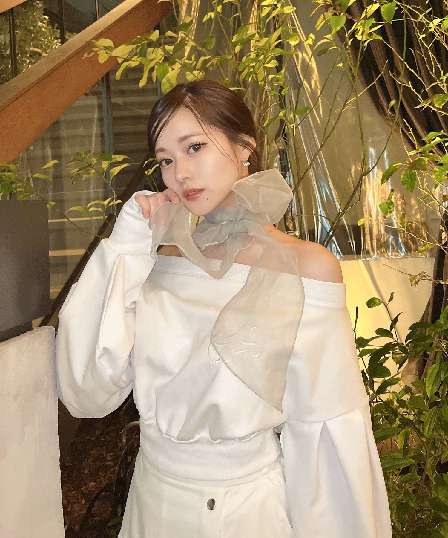 volume sleeve sweatshirts 【Rikako】 – SoLA