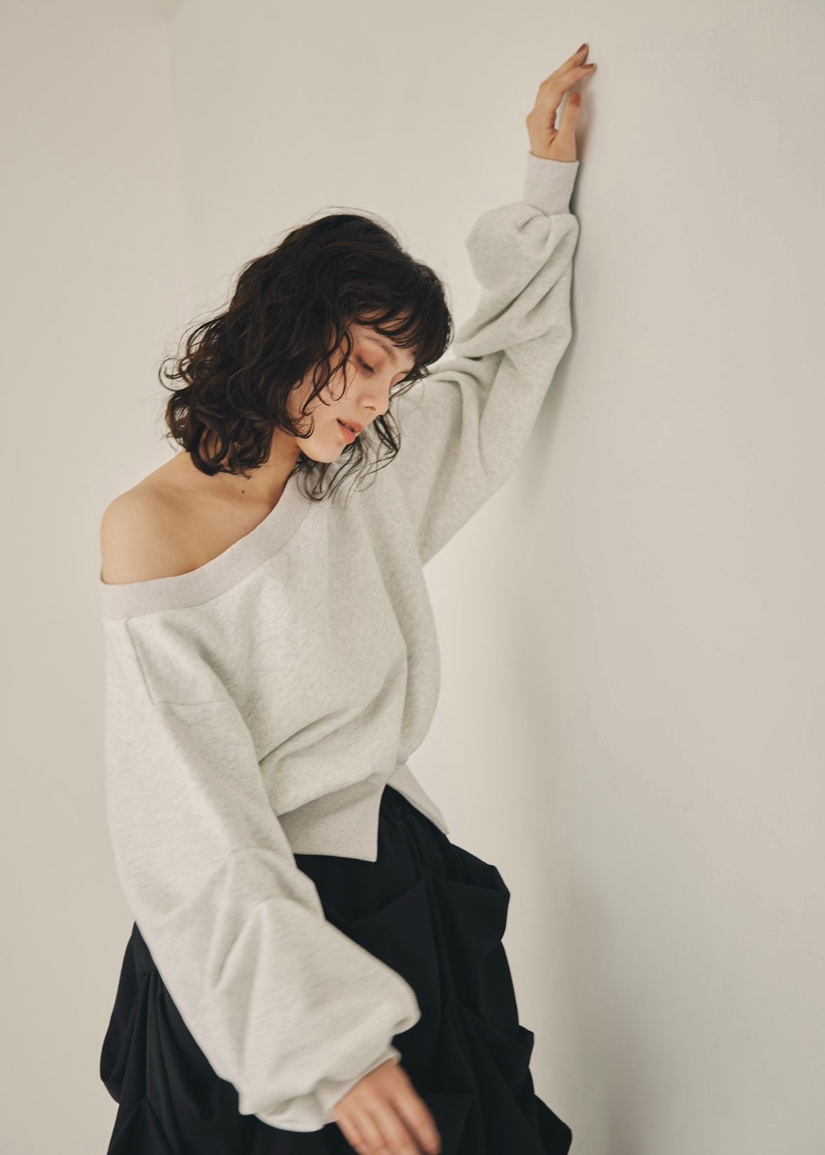 トップス NOTRE emor ange knit top NOTRE emor ニット セーター summer knit halter neck top